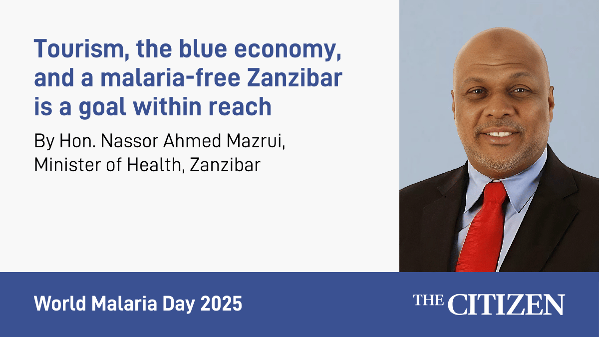 Tourism, the blue economy and a malaria-free Zanzibar is a goal within ...